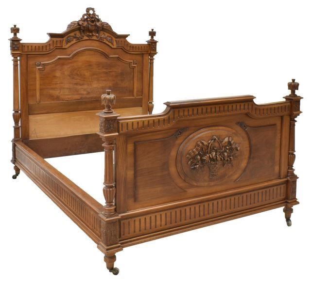 FRENCH LOUIS XVI STYLE WALNUT