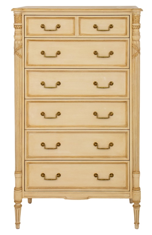 FRENCH LOUIS XVI STYLE WOOD HIGH