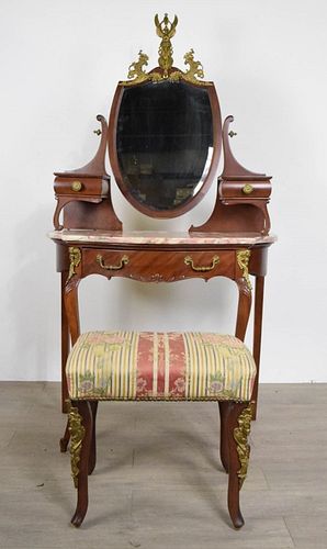 FRENCH LOUIS XVI WALNUT DRESSING