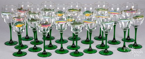 FRENCH LUMINARC STEMWARE WITH