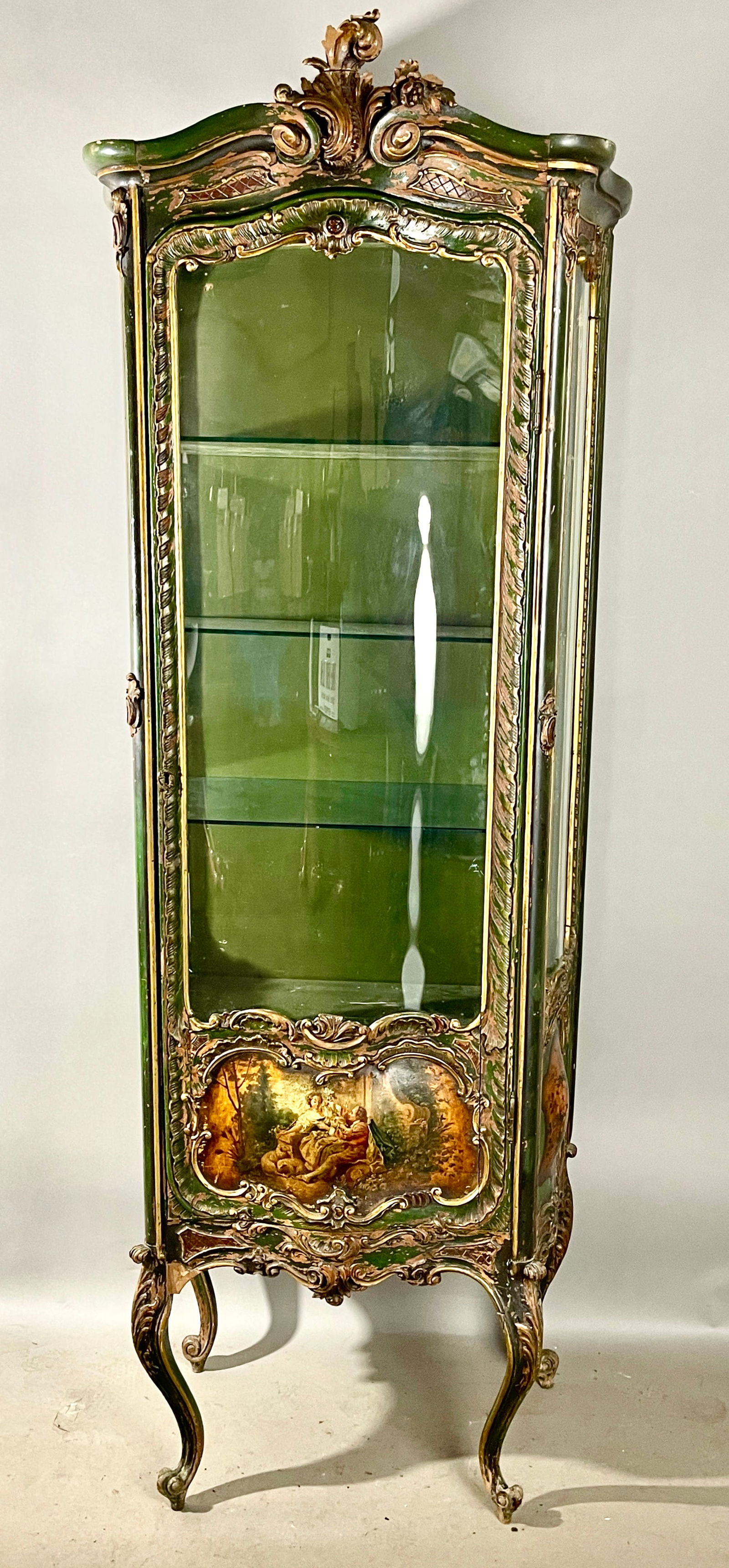 FRENCH LXV STYLE GILT WOOD AND