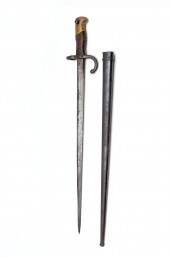 FRENCH M1874 GRAS BAYONET: ''T