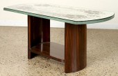 FRENCH MACASSAR MIRRORED COFFE