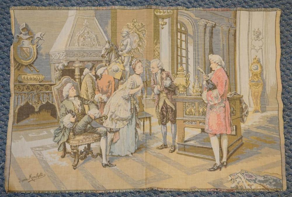 FRENCH MACHINE MADE TAPESTRY, 3