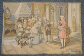 FRENCH MACHINE MADE TAPESTRY,