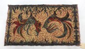 FRENCH MACHINE TAPESTRY PANEL