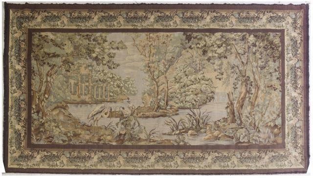 FRENCH MACHINE-WOVEN TAPESTRY,