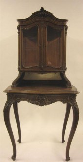 French mahogany and parcel gil