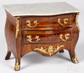 FRENCH MAHOGANY DOLL'S ORMOLU