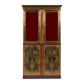 FRENCH MAHOGANY, EBONISED, AND