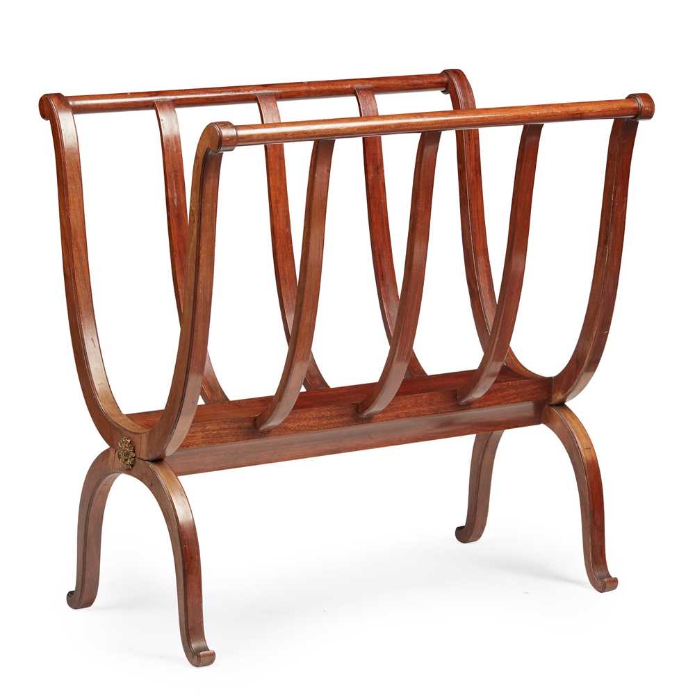 FRENCH MAHOGANY FOLIO STAND,