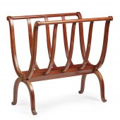 FRENCH MAHOGANY FOLIO STAND, L
