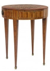 FRENCH MAHOGANY MARQUETRY GAME