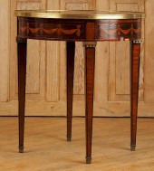 FRENCH MAHOGANY OCCASIONAL TAB