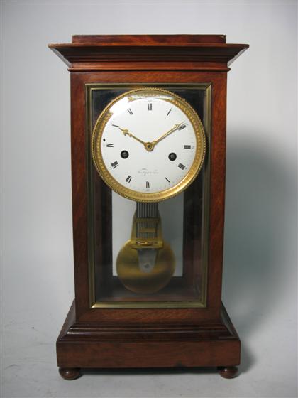 French mahogany shelf clock    19th