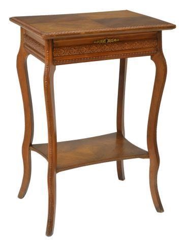 FRENCH MAHOGANY TRAVAILLEUSE SEWING