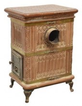 FRENCH MAJOLICA  STOVEFrench m