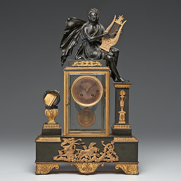 French Mantel Clock French. A