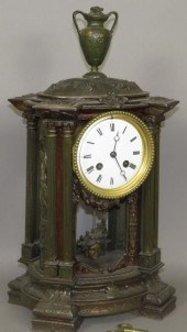 FRENCH MANTLE CLOCKca. 1900; e