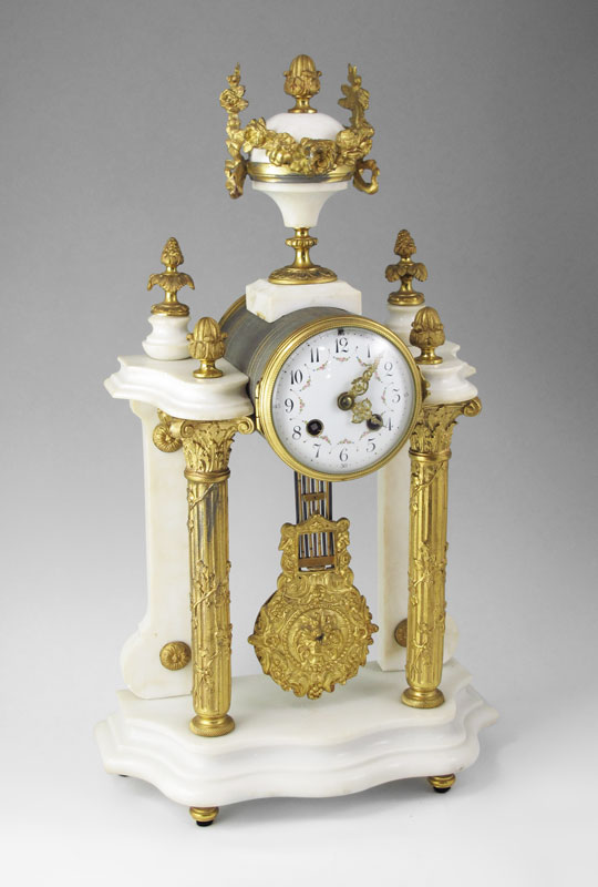 FRENCH MARBLE AND ORMOLU PORTICO