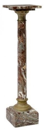 FRENCH MARBLE COLUMN PEDESTAL