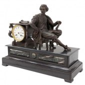 FRENCH MARBLE & SLATE FIGURAL
