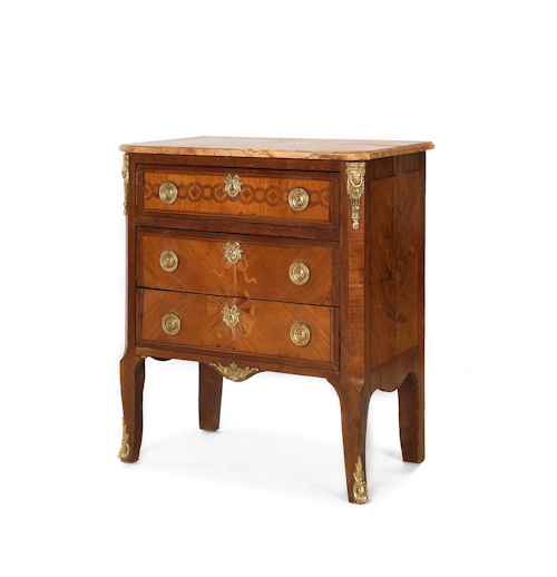 French marble top dresser late 19th