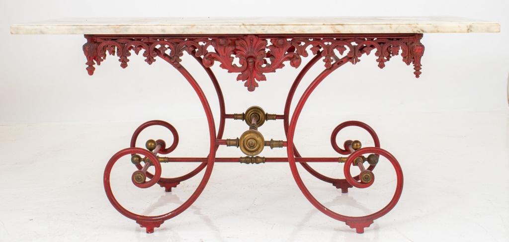 FRENCH MARBLE TOP PATISSERIE PASTRY