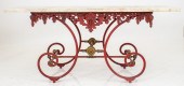 FRENCH MARBLE TOP PATISSERIE P
