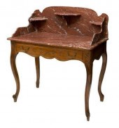 FRENCH MARBLE-TOP WASHSTAND, I