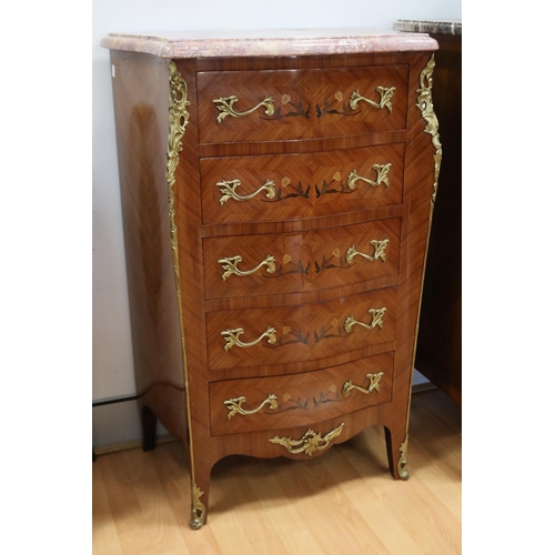 French marble topped Louis XV style