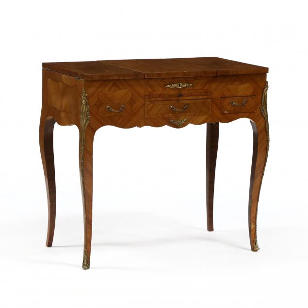 FRENCH MARQUETRY INLAID KINGWOOD
