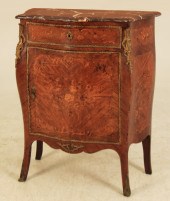 FRENCH MARQUETRY INLAID MARBLE
