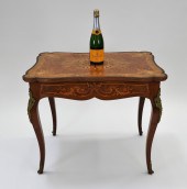 FRENCH MARQUETRY INLAY SIDE TA