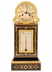 FRENCH MARQUETRY MANTEL CLOCKF