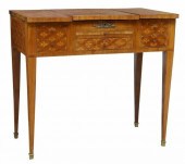 FRENCH MARQUETRY POUDREUSE DRE