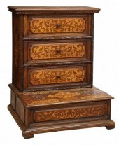 FRENCH MARQUETRY PRAYER KNEELE