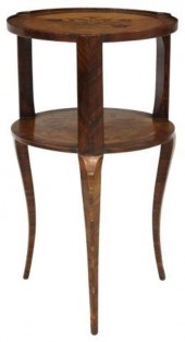FRENCH MARQUETRY & ROSEWOOD TW
