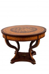 FRENCH MARQUETRY STYLE CENTER