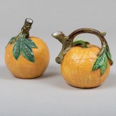 FRENCH MEHUN MAJOLICA TROMPE L