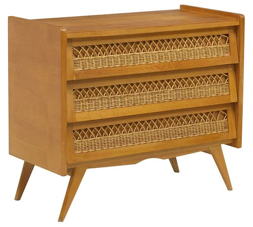 FRENCH MID-CENTURY MODERN OAK &AMP;