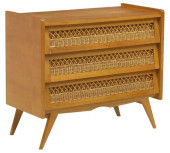 FRENCH MID-CENTURY MODERN OAK