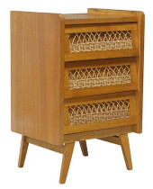 FRENCH MID-CENTURY MODERN OAK