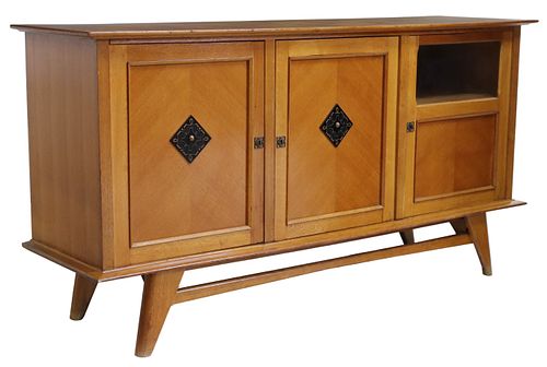 FRENCH MID-CENTURY MODERN OAK