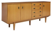 FRENCH MID-CENTURY MODERN TEAK