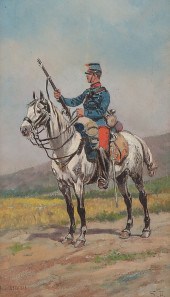 FRENCH MILITARY PORTRAIT PAINT