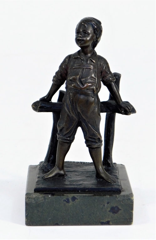 FRENCH MINIATURE BRONZE SCULPTURE