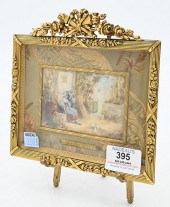 FRENCH MINIATURE PAINTING, TWO