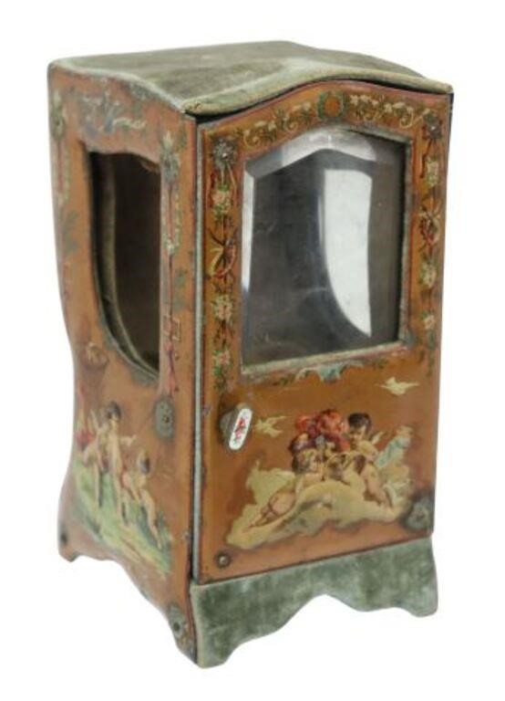FRENCH MINIATURE SEDAN CHAIR