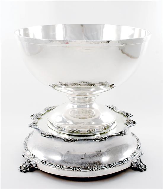 French mirrored silverplate plateau